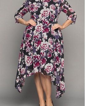Buy plus size Dresses for ladies online | Fashionoversize.com